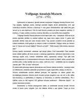 Research Papers 'Volfganga Amadeja Mocarta dzīve un daiļrade', 1.