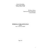 Research Papers 'Formālās organizācijas', 1.