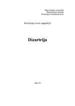 Summaries, Notes 'Dizartrija', 1.
