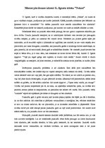 Essays 'Pārdomas par Gundara Ignata stāstu "Nekas"', 1.