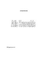 Research Papers 'A.Kronvalds', 1.