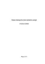 Research Papers 'Gaisa transporta loma tūrismā Latvijā', 1.