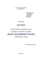 Research Papers '"Baltic Transshipment Center" uzņēmējdarbība Liepājā', 1.
