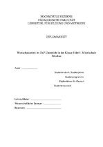 Term Papers 'Wortschatzarbeit im DaF-Unterricht in der Klasse 8 der 1.Mittelschule Rēzekne', 1.