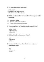 Term Papers 'Wortschatzarbeit im DaF-Unterricht in der Klasse 8 der 1.Mittelschule Rēzekne', 67.