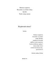 Research Papers 'Kā pārvarēt stresu', 1.