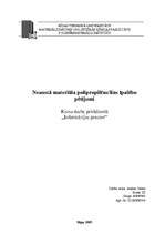 Research Papers 'Neaustā materiāla polipropilēns/lins īpašību pētījumi', 1.