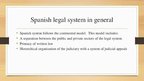 Presentations 'Administrative procedure in Spain', 2.