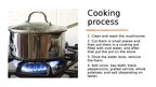 Presentations 'Cooking a mushroom soup', 4.