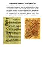 Summaries, Notes 'Grāmatu miniatūra Karolingu dinastijas laikā', 3.