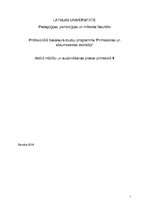 Practice Reports 'Aktīvā mācību un audzināšanas prakse pirmsskolā', 1.