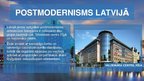 Presentations 'Postmodernisms arhitektūrā', 8.
