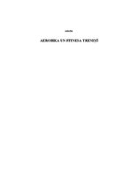 Research Papers 'Aerobika un fitnesa treniņš', 1.