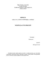 Research Papers 'Mediācija civilprocesā', 1.
