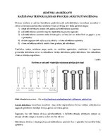 Summaries, Notes 'Skrūves ar seškanti ražošanas tehnoloģiskais process', 1.