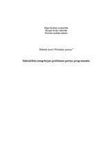 Research Papers 'Sabiedrības integrācijas problēmas partiju programmās', 1.