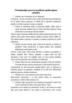 Summaries, Notes 'Urbanizācijas procesi un pilsētu apdzīvojuma attīstība', 1.