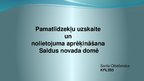 Presentations 'Prezentācija par pamatlīdzekļu uzskaiti Saldus novada domē', 1.