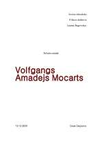 Research Papers 'Volfgangs Amadejs Mocarts', 1.