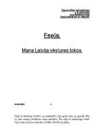 Essays 'Mana Latvija vēstures lokos', 1.