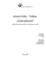 Research Papers 'Arturs Goba - Valkas "Goda pilsonis"', 1.
