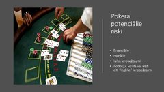 Presentations 'Azartspēles - pokers', 4.