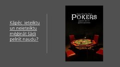 Presentations 'Azartspēles - pokers', 5.