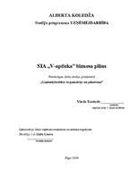 Business Plans 'SIA "V-aptieka" biznesa plāns', 1.