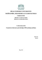 Summaries, Notes 'Tranzistoru frekvences pārveidotāja (TFP) piedziņas pētīšana', 1.