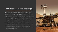 Presentations 'NASA izpētes roboti', 4.