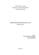 Term Papers 'Optisko sazarotāju darbības principi un veidi', 1.