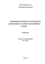 Research Papers 'Sabiedriskās ēdināšanas uzņēmuma SIA „KRO kebabnīca” saimnieciskās darbības anal', 1.