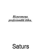 Research Papers 'Biznesmeņa profesionālā ētika', 1.