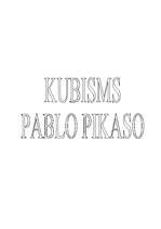 Research Papers 'Kubisms - Pablo Pikaso', 1.
