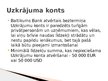 Presentations 'Banka "Baltikums Bank"', 6.