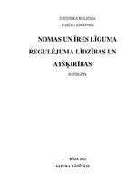 Research Papers 'Nomas un īres līguma regulējuma līdzības un atšķirības', 1.