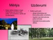 Presentations 'Kronvalda parks', 2.