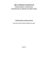 Research Papers 'Nodarbinātības problēmas Latvijā', 1.