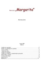 Business Plans 'Restorāns "Margarita"', 1.