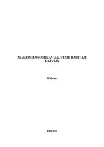 Research Papers 'Makroekonomikas galvenie rādītāji Latvijā', 1.