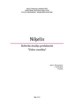 Research Papers 'Niķelis', 1.