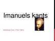 Presentations 'Imanuels Kants, apgaismība', 1.