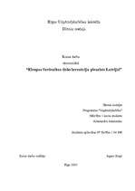 Research Papers 'Eiropas Savienības tiešo investīciju piesaiste Latvijai', 1.