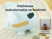 Presentations 'Uzņēmuma maksātnespēja un bankrots', 1.