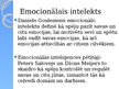 Presentations 'Emocionālais intelekts', 4.