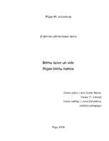 Research Papers 'Bērnu dzīve un vide Rīgas bērnu namos', 1.