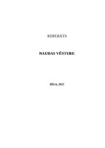 Research Papers 'Naudas vēsture', 1.