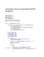 Samples 'Programmēšanas valodas "Java" izmantošana datu bāzes serverī', 10.