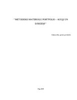 Presentations 'Metodisko materiālu portfolio - augļi un dārzeņi', 1.