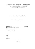 Research Papers 'Augu aizsardzības sistēmas plānošana', 1.